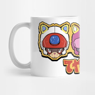 Samurai Graffiti Cats Mug